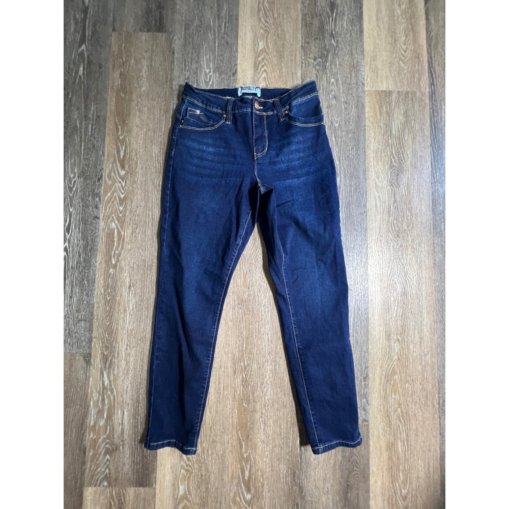Royalty For Me Skinny Jeans Womens 8/30 Dark Wash Stretch Denim